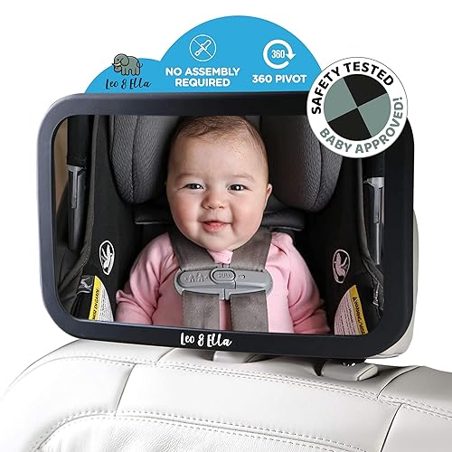 Leo&Ella Large and Small Baby Car Mirror Safety First