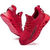 Furuian Steel Toe Sneakers for Men Women Lightweight Safety Shoes Comfortable Puncture Proof Slip On Indestructible Work Shoes