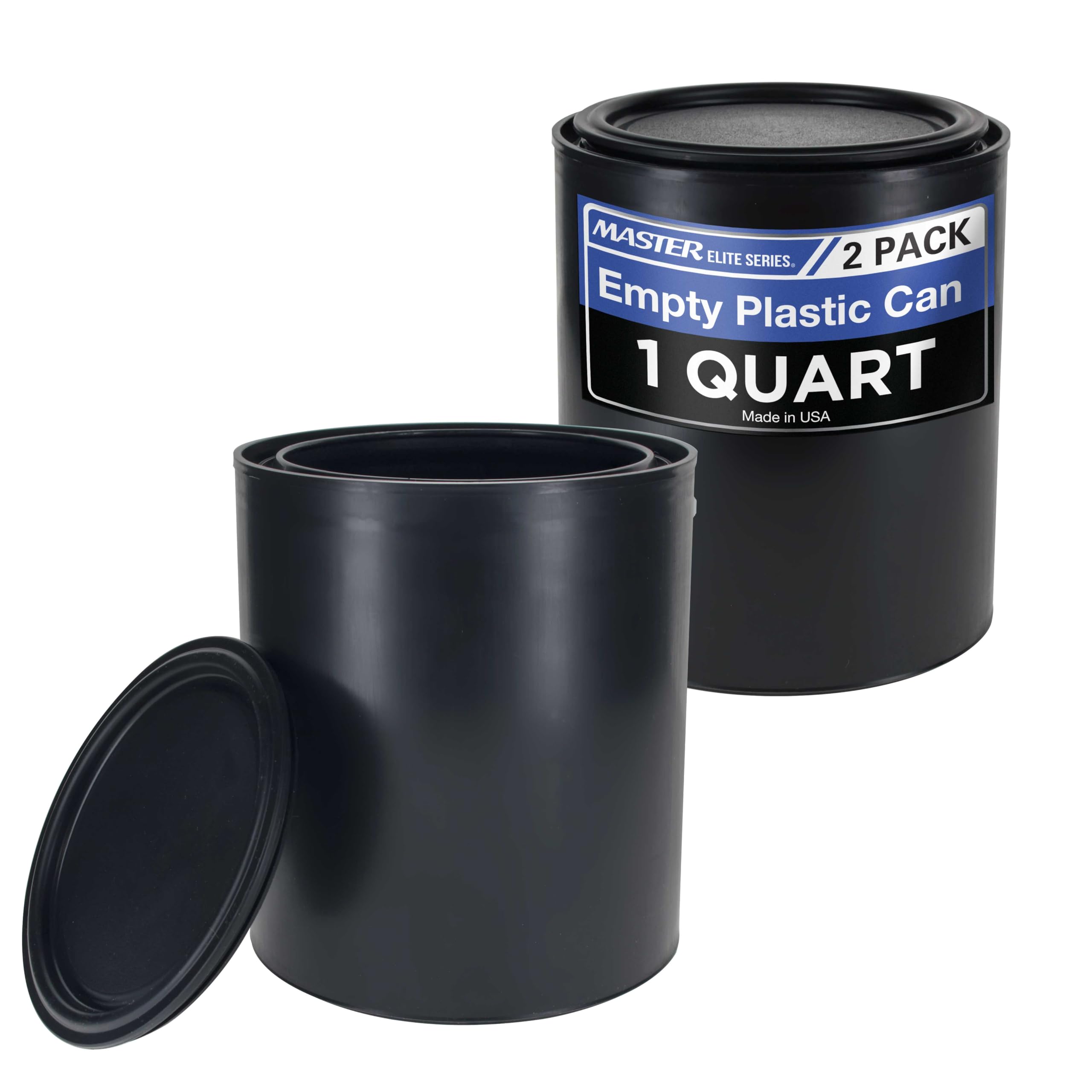 Master Elite 1 Quart Empty Plastic Paint Can