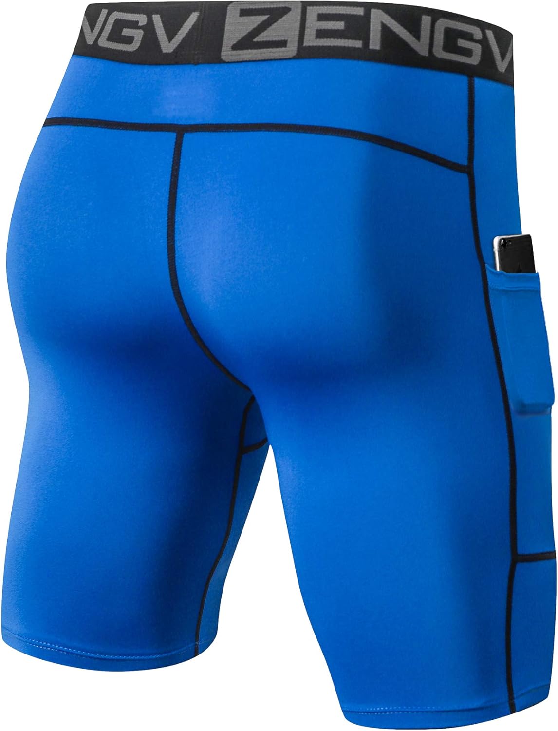 1994Fashion Men's 3 Pack Compression Shorts with Pockets Athletic Baselayer Underwear for Running, Workout, Training at  Men’s Clothing store