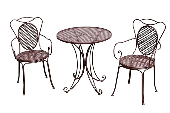 Amazon.de: Gartenset Bistroset Metall Antik-Stil Gartenmöbel Garnitur
