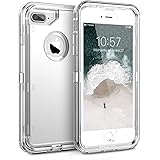 ORIbox Case Compatible with iPhone 7 Plus Case, Compatible with iPhone 8 Plus Case, Heavy Duty Shockproof Anti-Fall Clear cas