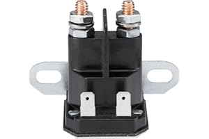 SAIYUGTY 725-04439 862-1211-211-16 AM138068 AM133094 435-151 GY22476 725-04439A Lawn Mower Starter Relay Solenoid 12v Replacement Part Compatible with Cub Cadet Trombetta MTD Riding Lawn Mower Tractor
