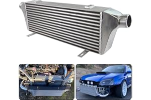 PKSABB Twin Turbo Bar & Plate Intercooler for Subaru Impreza STI/WRX 4-Door EJ20 EJ25 2.5L Engine Models 2008-2014