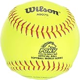 WILSON A9075 Pony League Softball (12-Pack)
