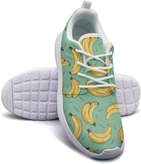 Vintage Cute Banana Print Women Canvas Casual