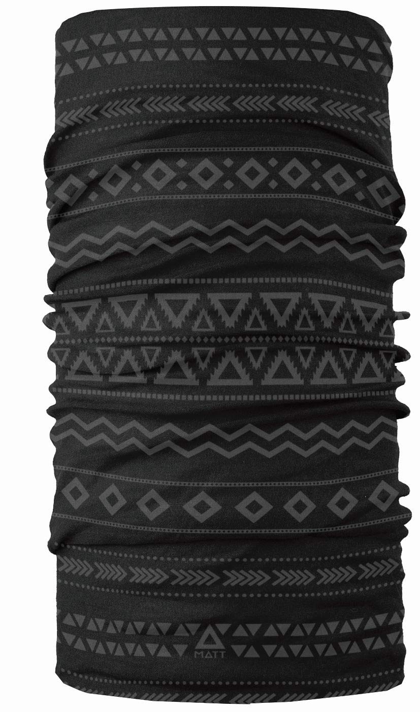 MATT Wundertuch Scarf Merino Wool Black Cenefa