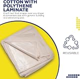 ViraCare Laminated Cotton Dust Sheet 12x9 ft Paint Drop Cloth Reusable view 3
