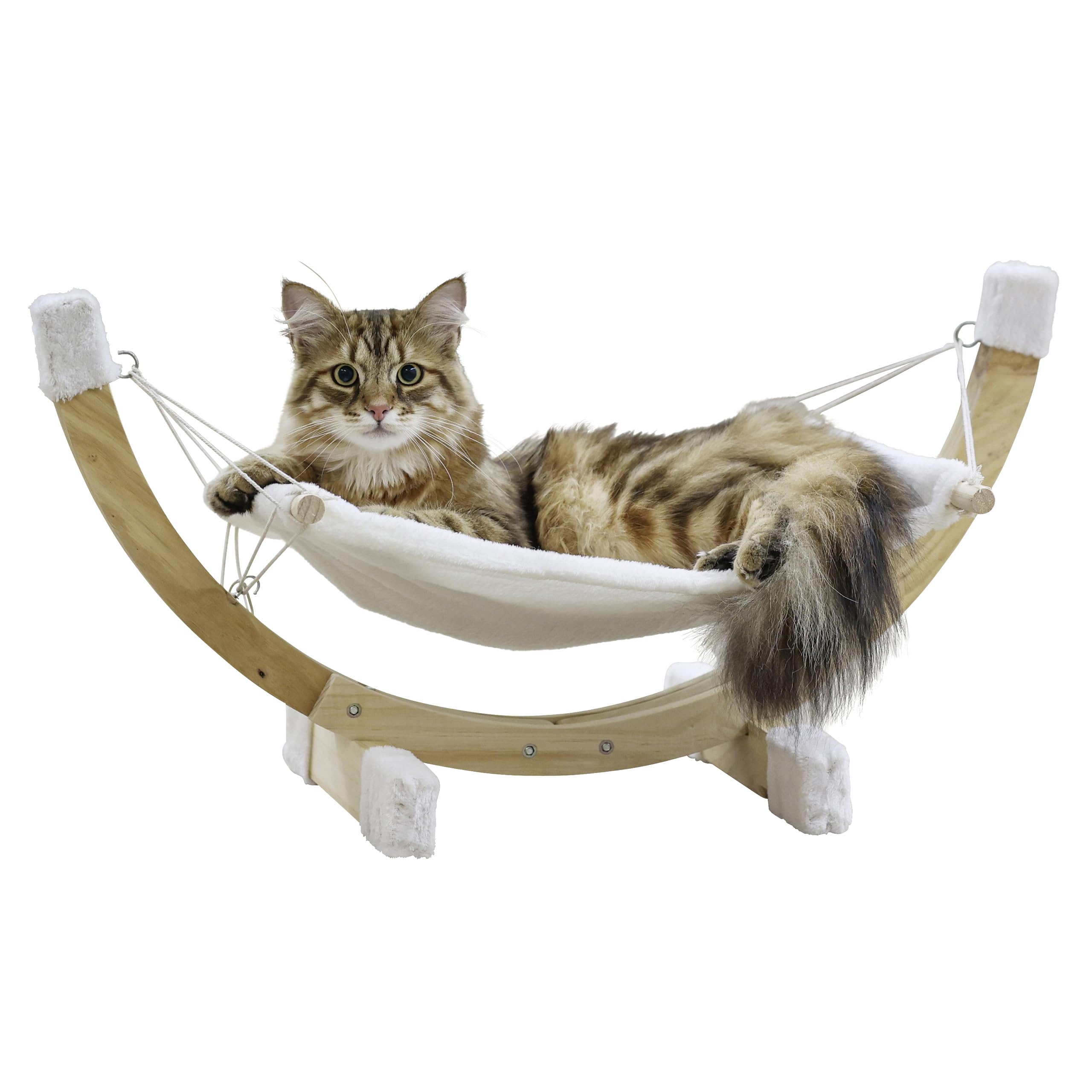Kerbl Siesta Hammock Wood Frame, 73 x 36 x 34 cm, White
