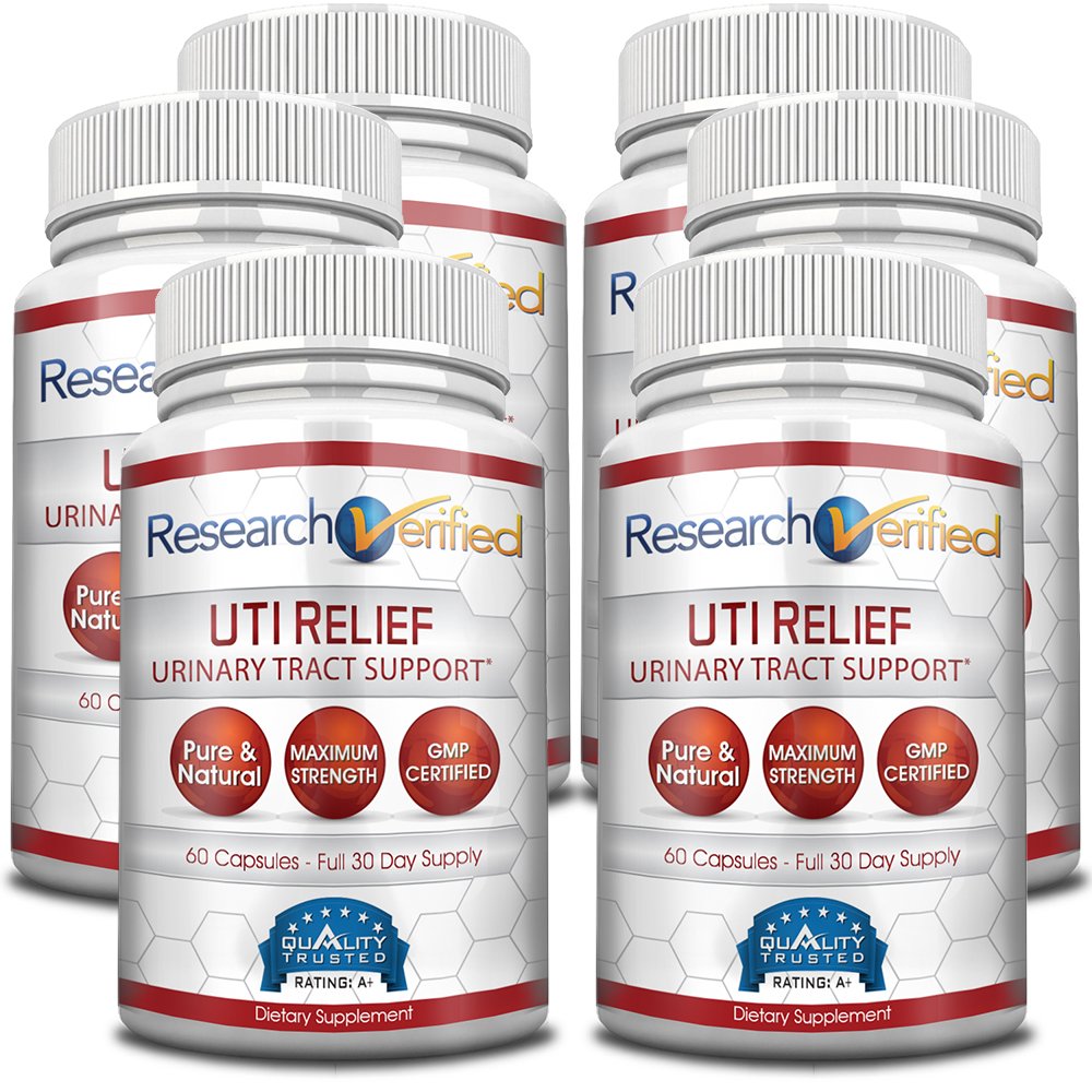 Research Verified UTI Relief 1 Urinary Tract Infection Support