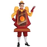 Adult Disney's Beauty and the Beast Cogsworth Authentic Halloween Costume - Perfect for Halloween, Cosplay, and Disney Fans