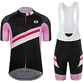 Coconut Ropamo CR Men's Cycling Jersey Set Road Bike Jersey Zipper Pocket Short Sleeves Cycling Kits Bib Shorts 3D Padded