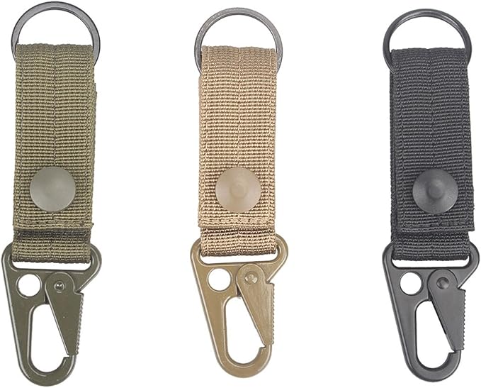 XTACER Tactical Molle Key Ring Gear Key Keeper Keychain