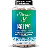 Eu Natural Multivitamin for Men, 26 Essential Ingredients, 60 Veg Capsules | Advanced daily nutrition with 26 essential ingredients to support men's health &amp; vitality