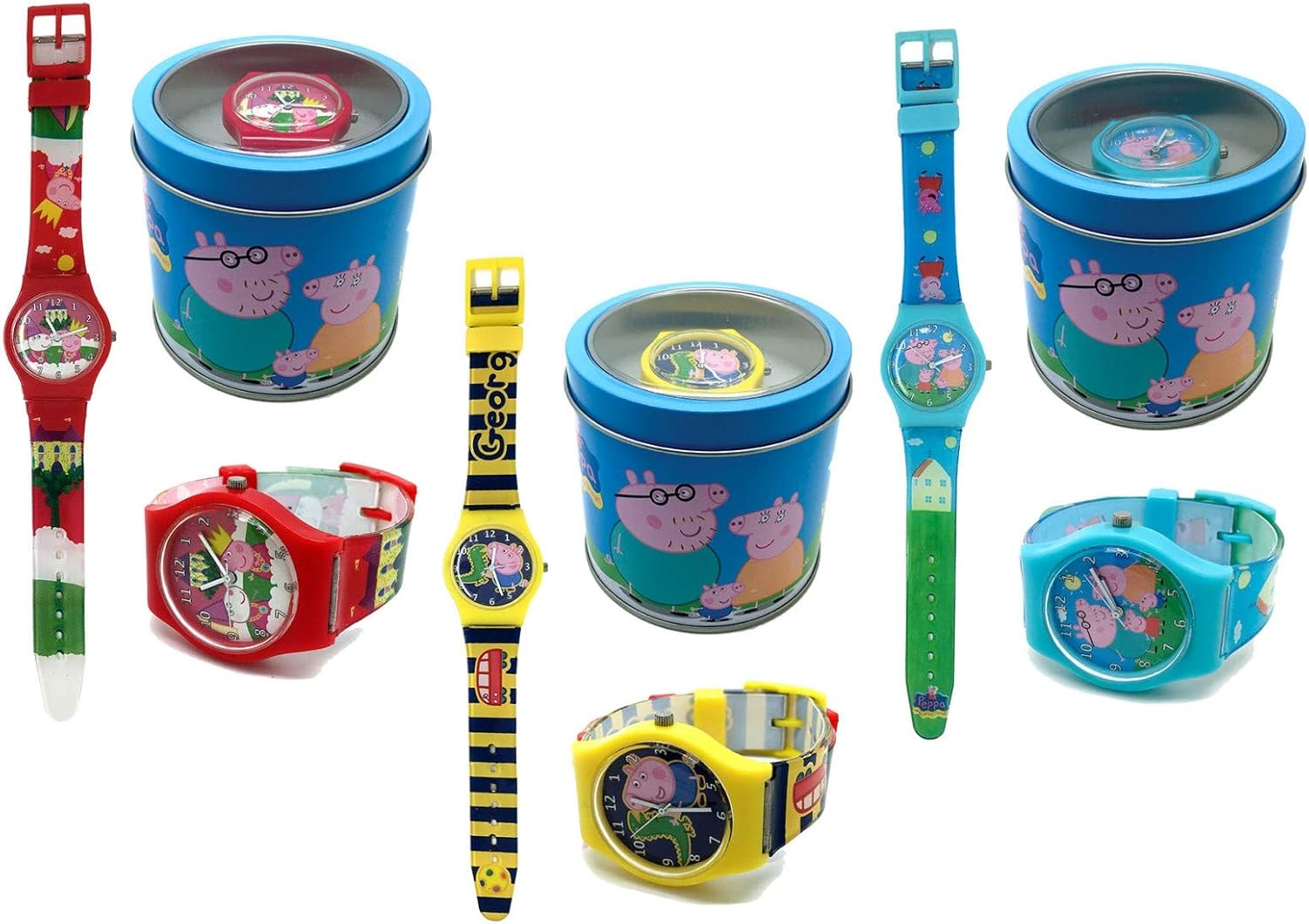 Peppa Pig 0480195 Child's Quartz 1 of 3 Designs Watch Amazon.co.uk