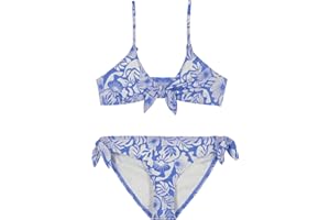 Billabong Girls' Two-Piece Bikini Swimsuit Set, UPF 50+ Sun Protection, Quick-Dry Bathing Suit