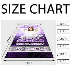 44memory Custom Memorial Grave Blanket Photo