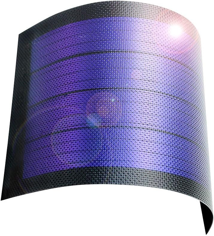 Portable Flexible-Solar-Panel-Charger Small Solar Panels for Science Projects Wireless Charger 1 Watt 6 Volt Thin-Film-Roll-up-Bendable-Amorphous-Solar-Panel Cell DIY for Car Camping Solar Charger