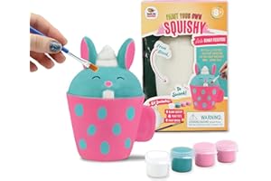 DOODLE HOG Easter Gifts for Teens - Bunny Squishy Painting Kit - Squishy Toys for Kids, Squishies for Kids - Ideal Arts and Crafts, Gifts for 8-12, Girls & Boys, Easter Basket Stuffers