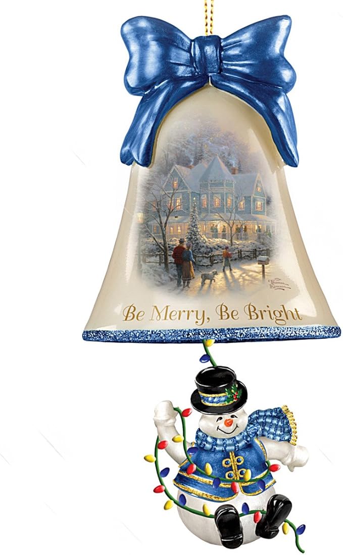 Ornament Thomas Kinkade Be Merry, Be Bright Ornament by