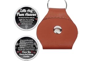 A Little Hug From Heaven Personalized Pocket Hug, Memorial Heart Token, Bereavement Gift For Loss Of Loved One, Sympathy Keep