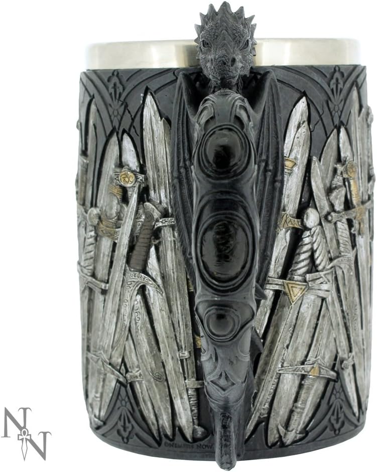 Nemesis Now Sword Tankard Mug 14cm Silver, Gray - Image 5
