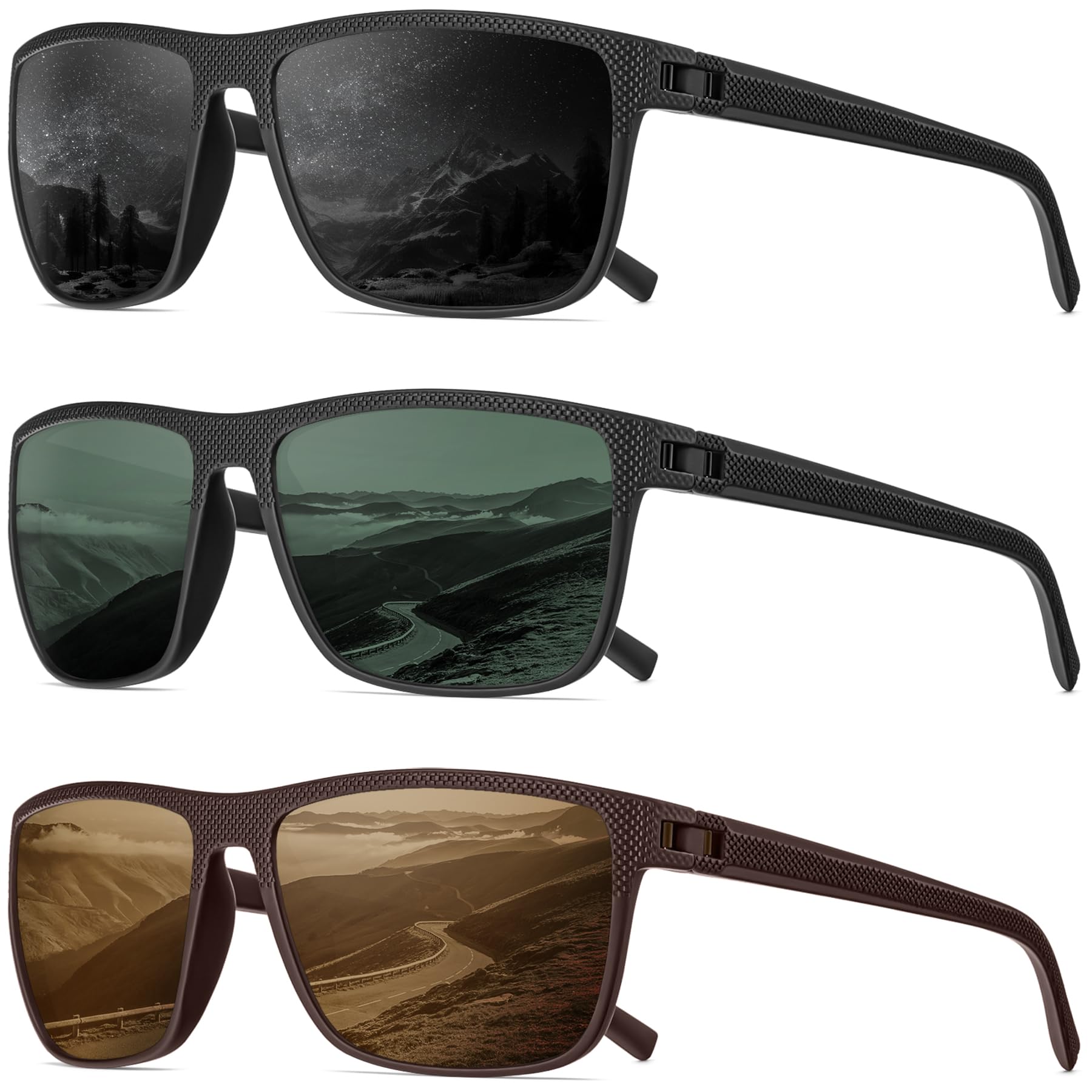 Square Polarized Sunglasses