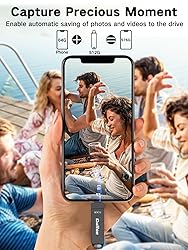 Gulloe 512GB iPhone Flash Drive for Photos, Memory