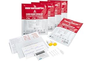 (5 Pack) Blood Typing Test Kit Eldoncard by Eldon