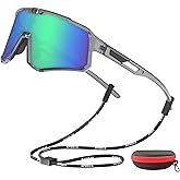 YAMAZI Cycling Sunglasses for Men Women Sports Sunglass Polarized UV Protection for Bicycle Running Baseball Glasses