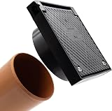 Truly PVC 110mm Rodding Eye Underground Drainage Bend Trap Socket Grid Coupler view 3