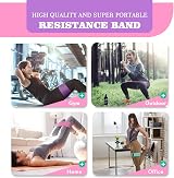 PLEASION Fabric Resistance Bands 5 Levels Booty Bands Set view 6