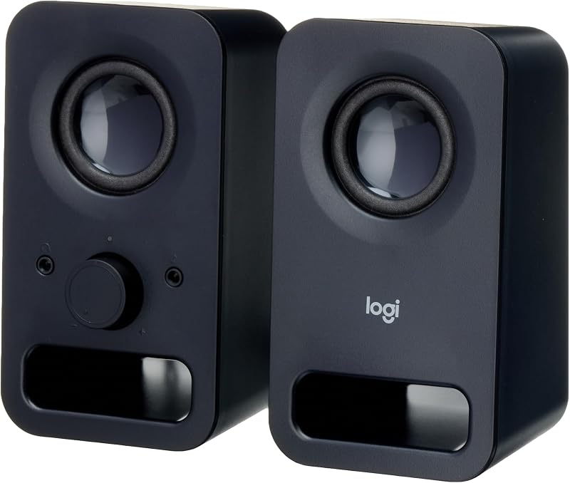 Logitech Z150 PC Speaker Stereo 6W UK Plug 3.5mm Right Speaker Controller