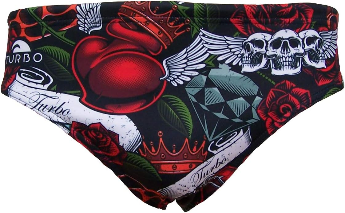 TurboTronicMen's Swimsuit Wp Hombre Old Tatoo Swim Trunks