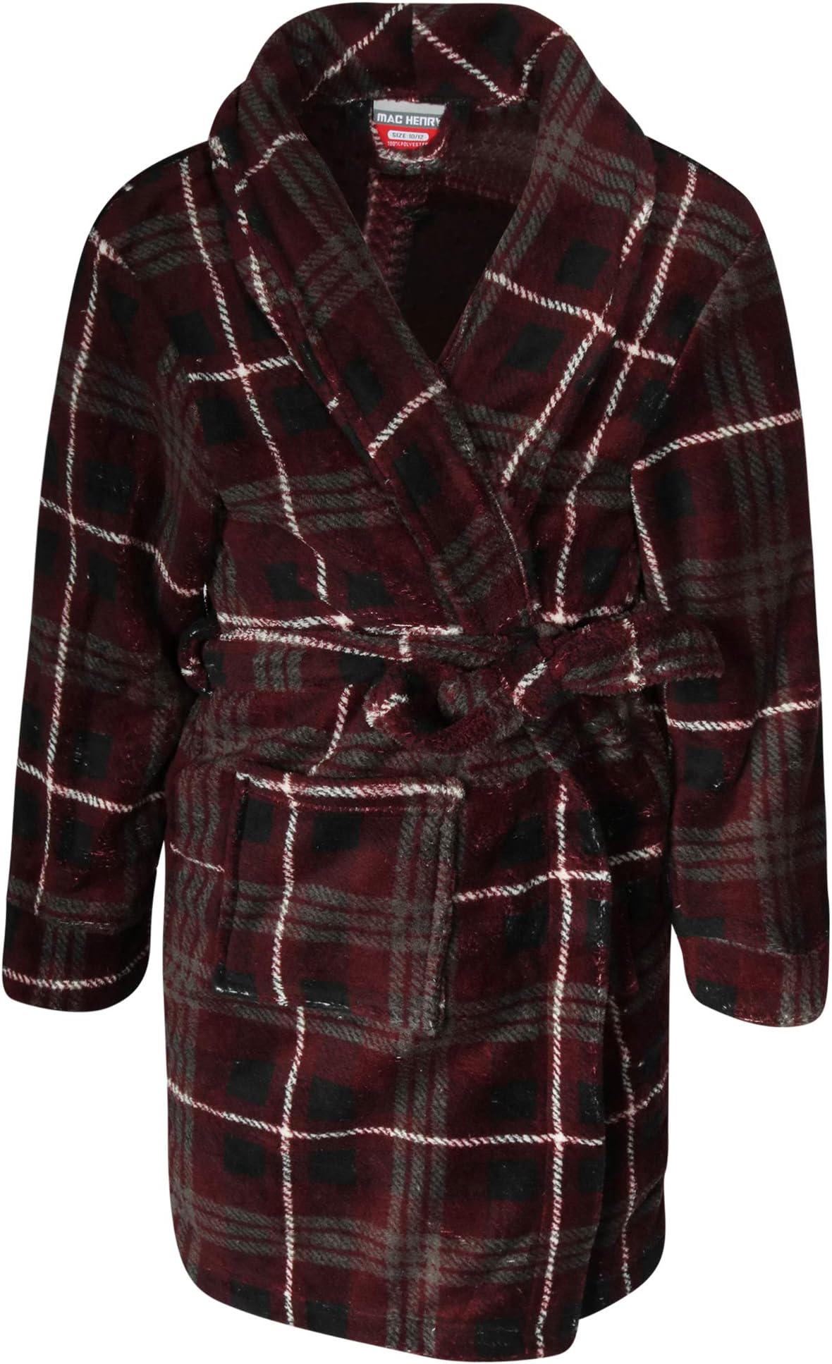 MAC HENRY Boys Coral Fleece Printed Robe (More Patterns Available)