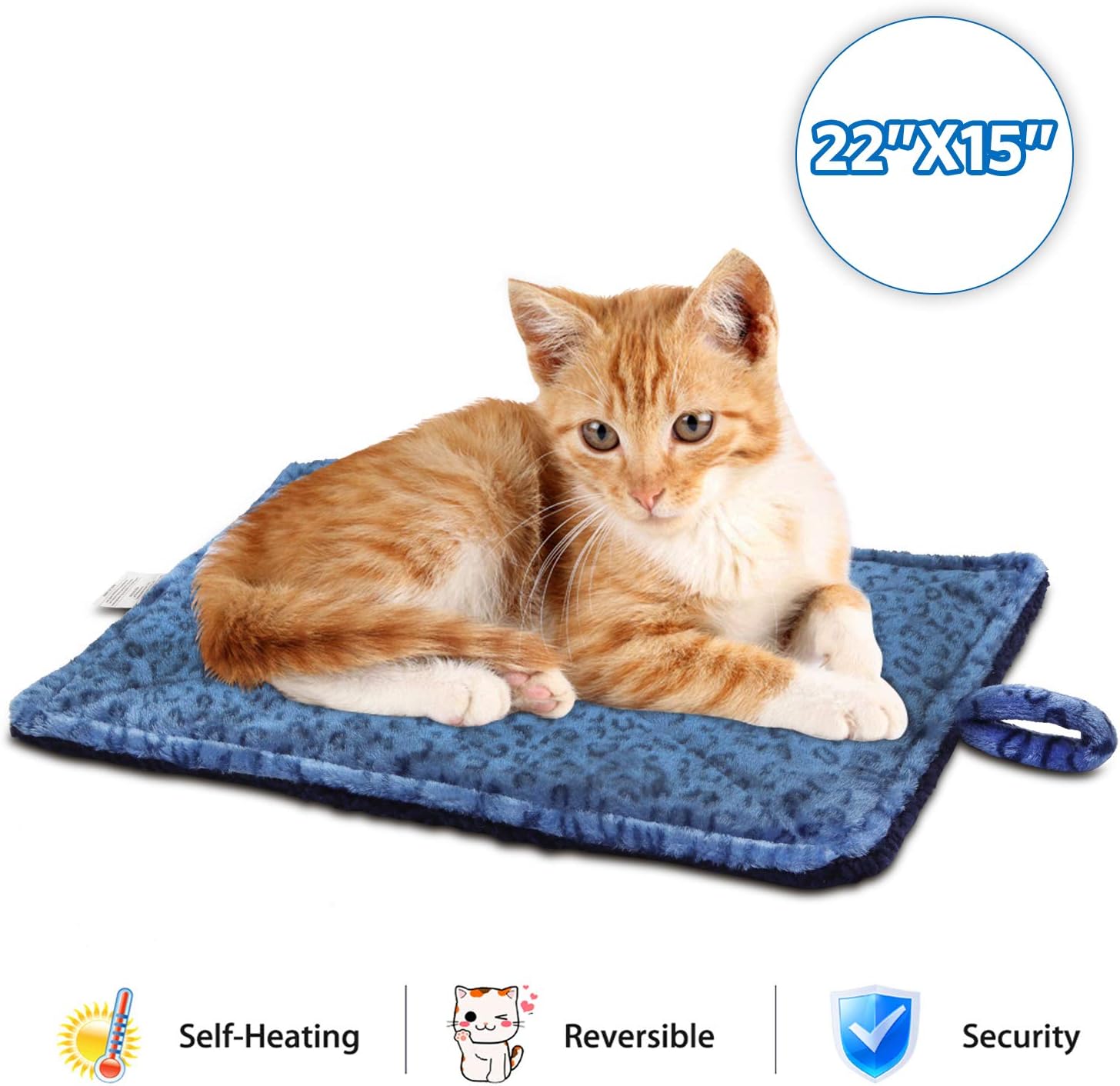 MARUNDA Self-Warming Cat Bed Pad, Thermal Blanket Mat, Thermal Cat Mat, (22 x 15 inches) : Pet Supplies