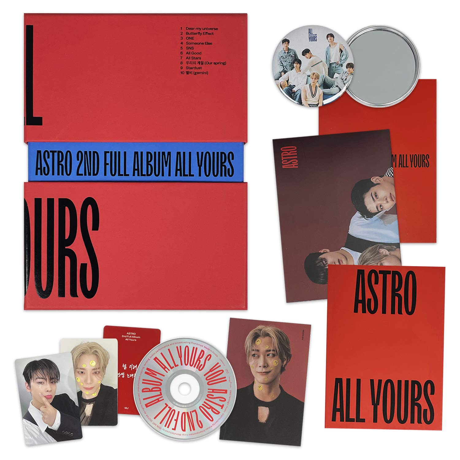 ASTRO 2ND FULL ALBUM - ALL YOURS [ YOU Ver. ] CD + Photobook +