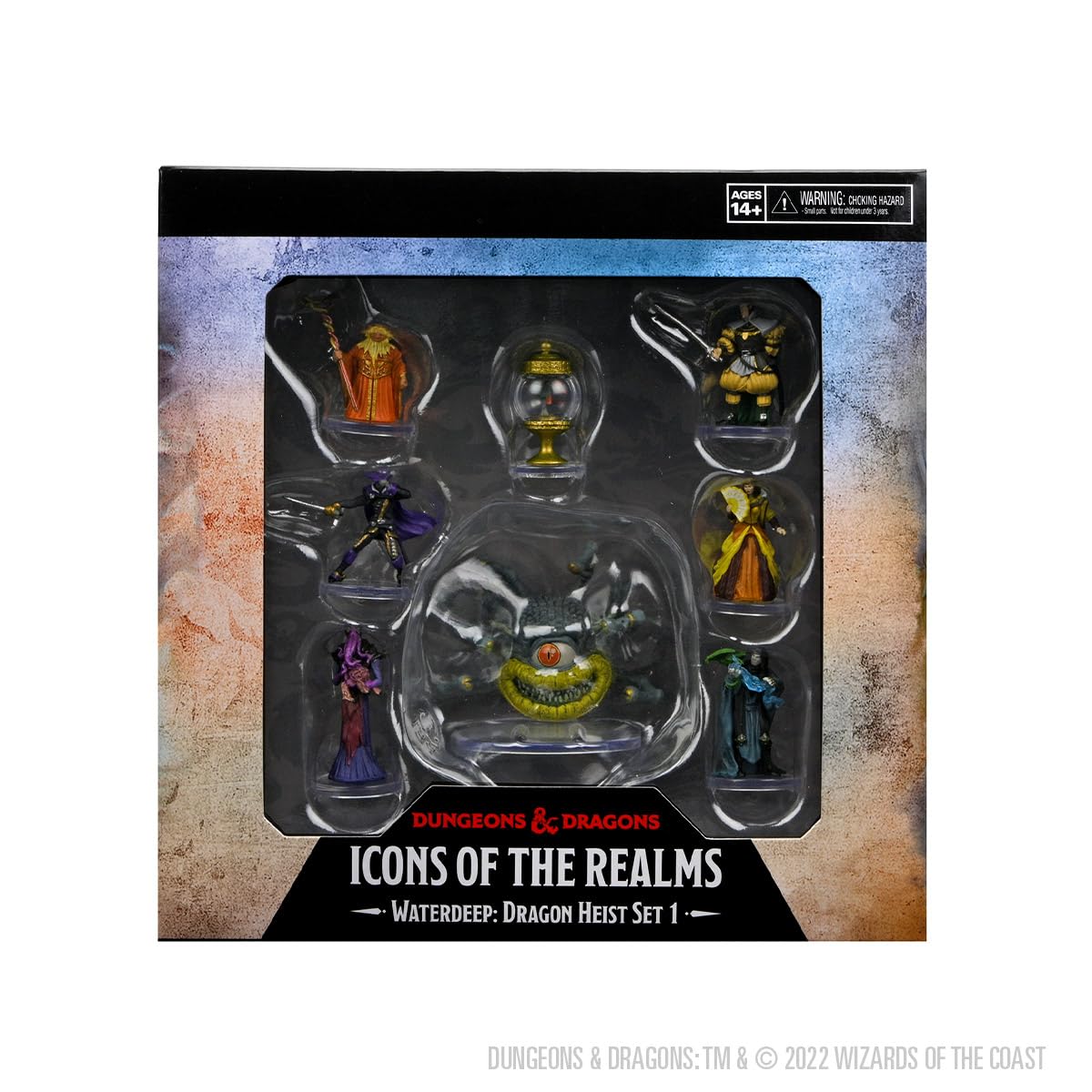 WizKids Dungeons and Dragons Icons of the Realms - Waterdeep, Dragon Heist Box Set 1, DnD Miniatures