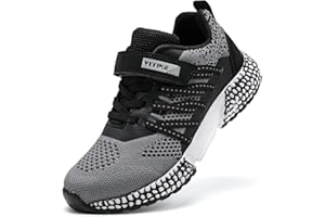 VITUOFLY Boys Sneakers Kids Running Shoes Girls Mesh Fitness Shoe Indoor Training Sneaker Lightweight Outdoor Sports Athletic Tennis Shoes for Little Kid/Big Kid