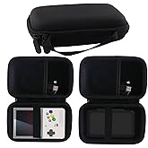 WERJIA Hard Carrying Case Compatible with Retroid Pocket Classic/Retroid Pocket Flip 2/ Flip Retro Game Handheld Console (black)