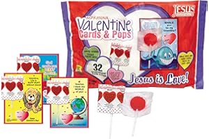 SCRIPTURE CANDY REACHING THE WORLD ONE PIECE AT A TIME! Scripture Candy, Valentine Pops and Cards Bag, 30 count