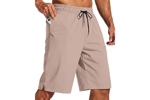 Yufawow 11 Inch Men Swim Trunks with Mesh Lining Quick Dry Breathable for Summer Beach Cruise Water Park Gym Running