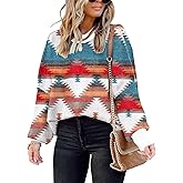 ETCYY Womens Oversized Sweaters Fall 2026 Fashion Clothes Trendy Batwing Sleeve Colorblock Striped Knit Pullover Tops