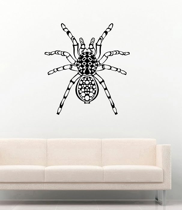 Vinyl Wall Decals Big Spider Tarantula Decor Stickers Vinyl Mural MK5965