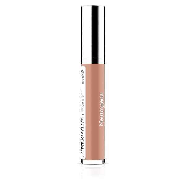 NEUTROGENA HYDRO BOOST MOISTURIZING LIP GLOSS, HYDRATING NON-STICK AND NON-DRYING LUMINOUS TINTED LIP SHINE WITH HYALURONIC ACID TO SOFTEN AND CONDITION LIPS, 15 TRUE NUDE COLOR, 0.10 OZ