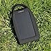 Solar Charger,Juboury 7000mAh Solar Power Bank Dual USB Port Portable Charger,3-proofing Design(Waterproof,Dust-Proof and Shock-Resistant)Solar Battery Charger for iPhone,iPad,Cell Phone,Camera(Black)