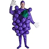 Purple Grapes Costume for Adult Grapes Fruit Costume