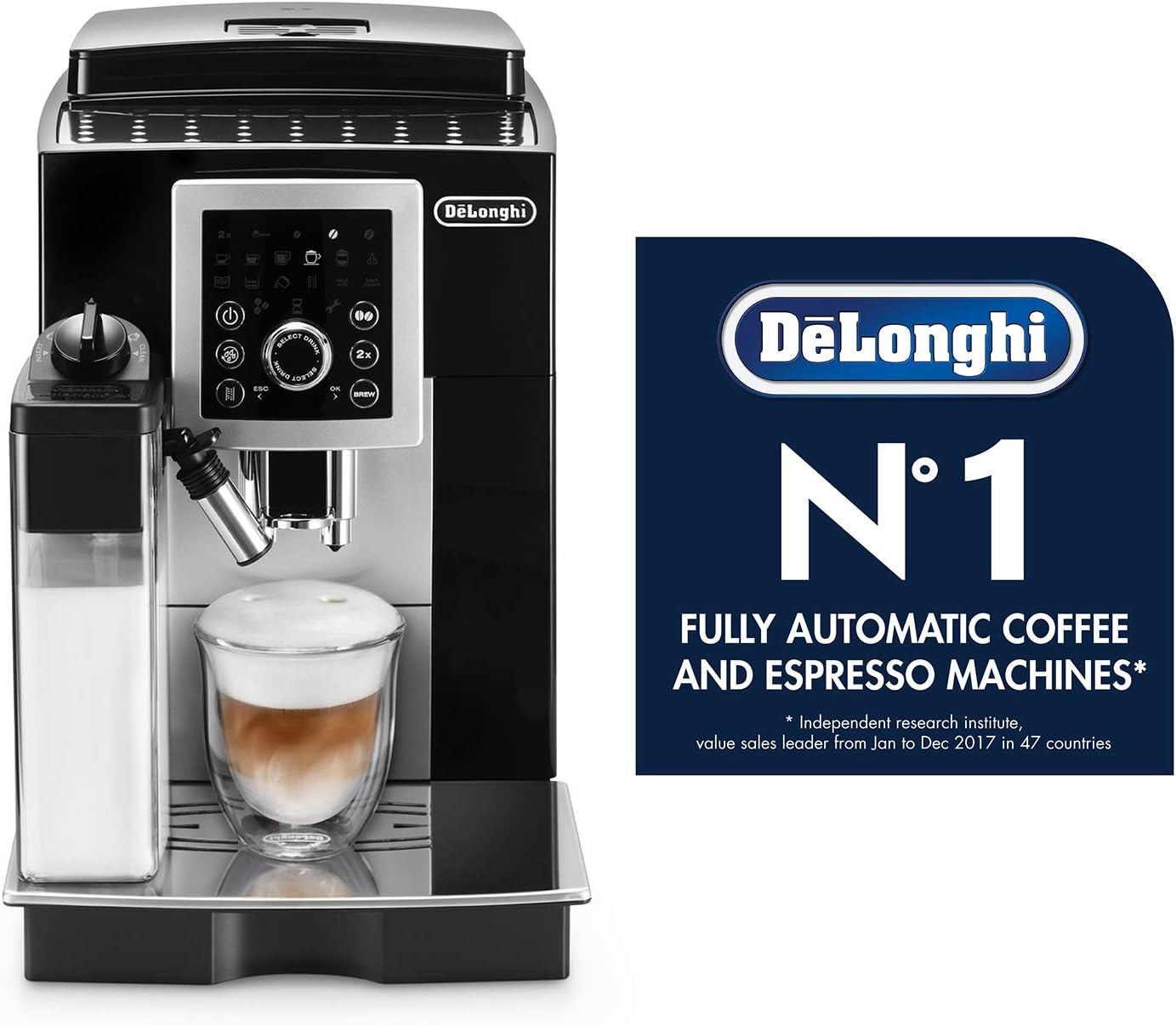 Delonghi ECAM23260SB Magnifica Smart Espresso & Cappuccino Maker, Black