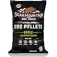 Bear Mountain All Natural Wood Pellets for Smoker, Grill & BBQ, 40 Lbs, Apple
