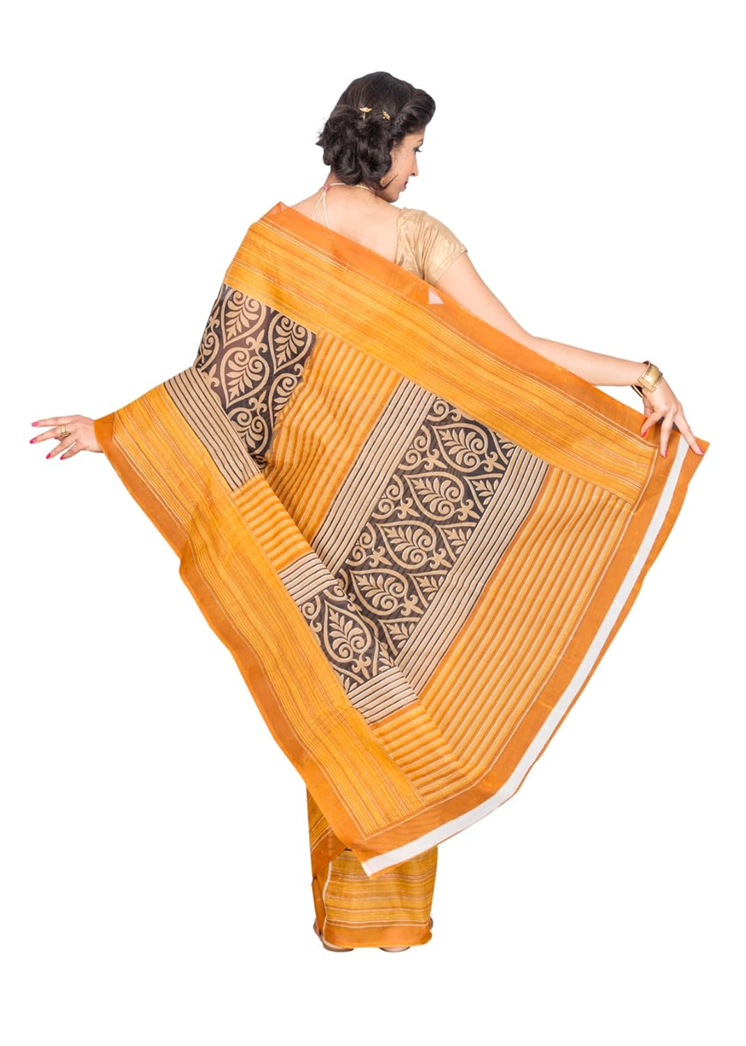 korni cotton saree (kr0074 _multi-coloured)